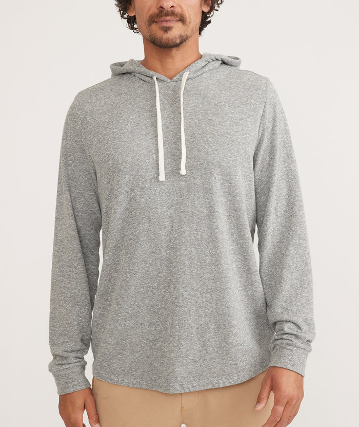 Double Knit Hoodie in Heather Grey