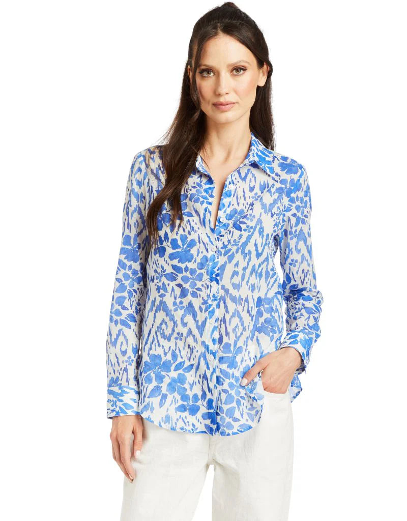 NATALEE COTTON VOILE BLOUSE 120224