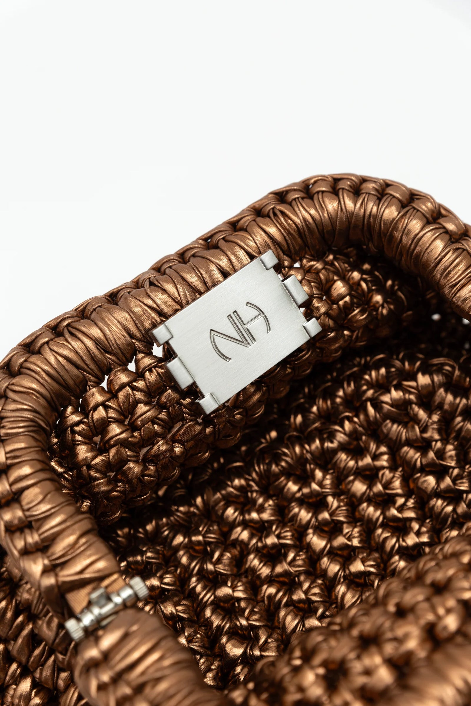 AMBER METALLIC CLUTCH 081825 – PIECE UNIQUE