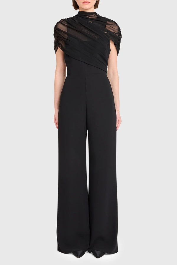 EVIANNA WRAP SHOULDER JUMPSUIT 100225