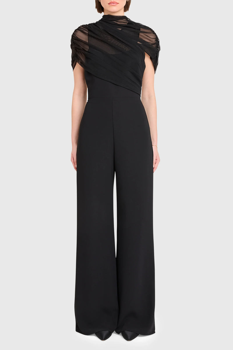 EVIANNA WRAP SHOULDER JUMPSUIT 100225