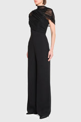 EVIANNA WRAP SHOULDER JUMPSUIT 100225