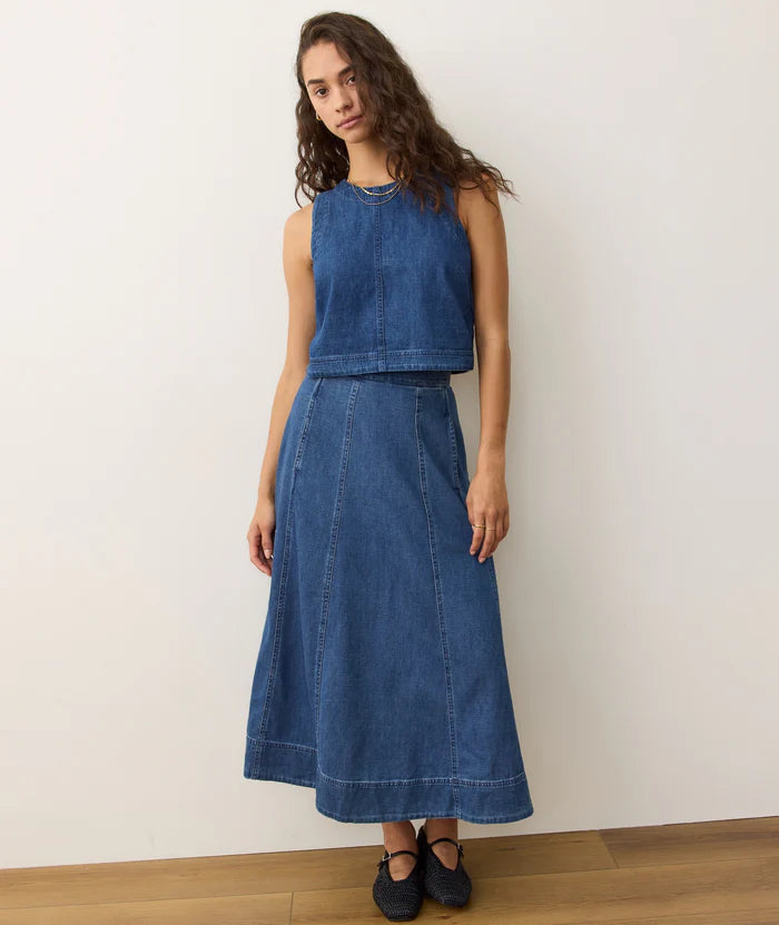 LAINEY DENIM SKIRT 072825