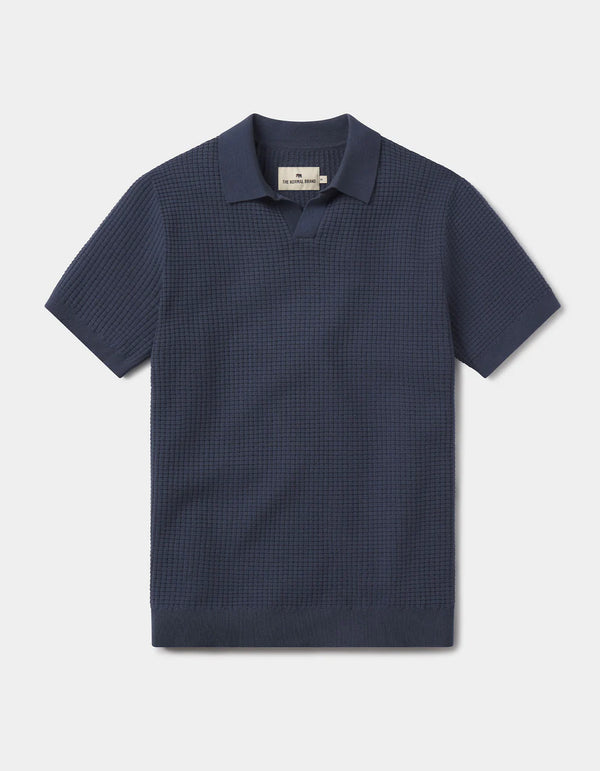 WAFFLE STITCH POLO 032025