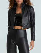 CROPPED BIKER JACKET 090924