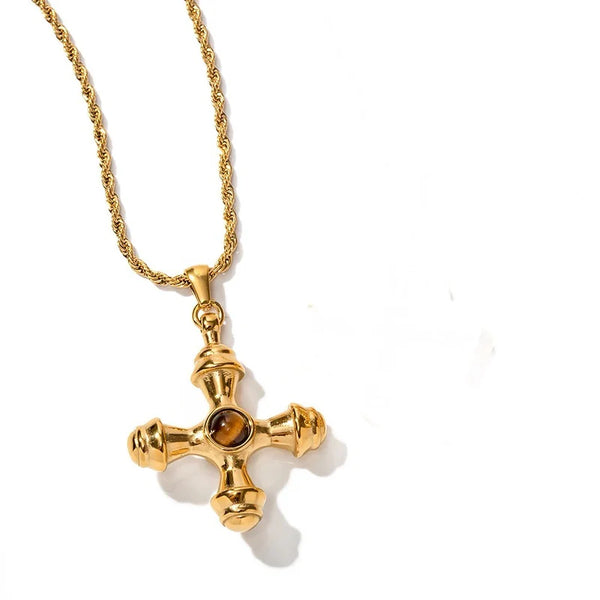 OPHELIA CROSS NECKLACE 041025