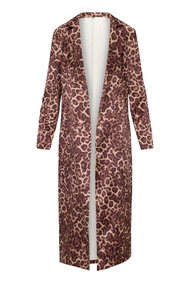LONG SILK BLAZER 091125