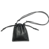 LEATHER DRAW STRING BAG