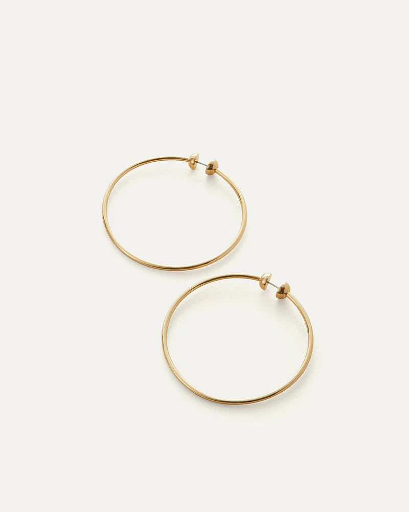 MED GOLD ICON HOOPS 051024