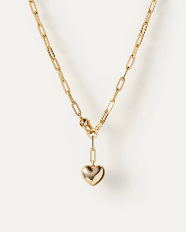 JENNY BIRD PUFFY HEART NECKLACE