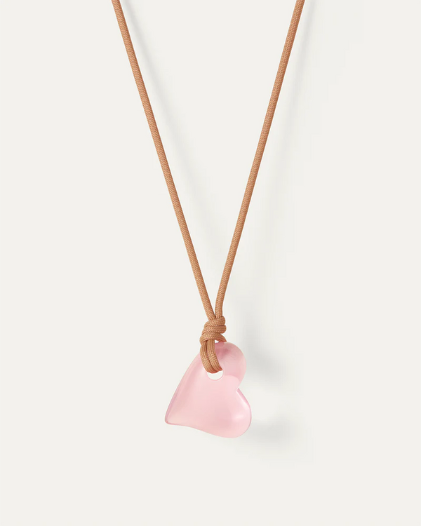 ART HEART ON A STRING NECKLACE 011525