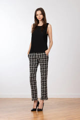 JOAN FRINGE STRAIGHT CROP 111225