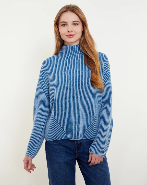 JOYCE RIB MOCK NECK 090825