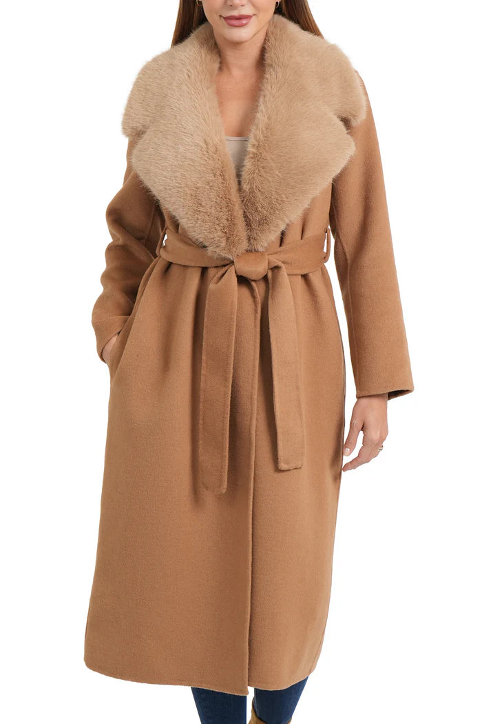 MURIEL FUR COLLAR COAT 110325