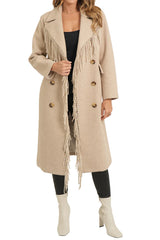 PAIGE FRINGE LONG COAT 110325