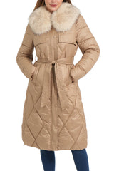 FELIX PUFFER W/FUR COLLAR 110325