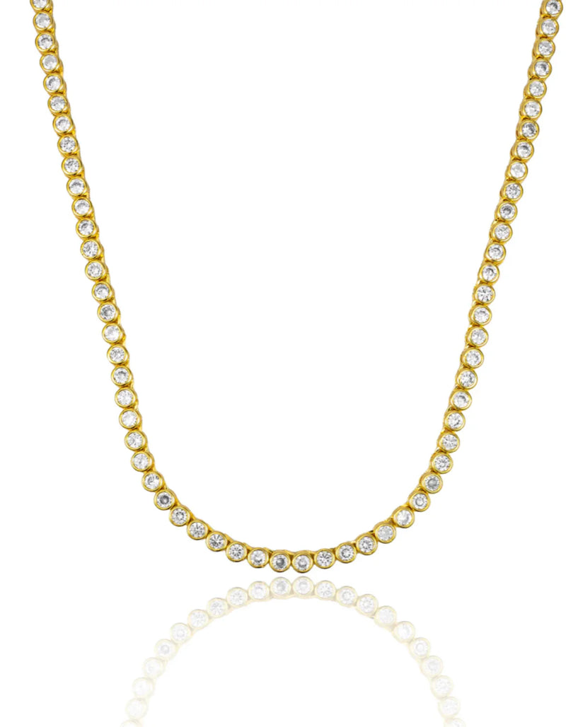 851 MARY TENNIS CHAIN NECKLACE 100125
