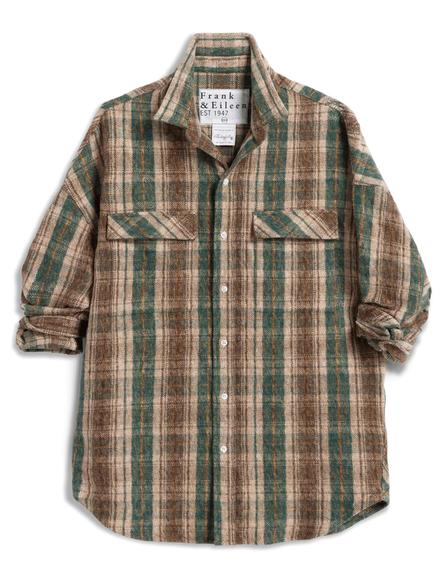 MCLOGHLIN PLAID UTILITY SHIRT 110725