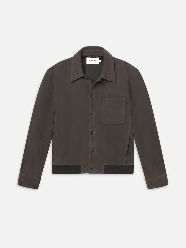 SUEDE BOMBER JACKET 082125
