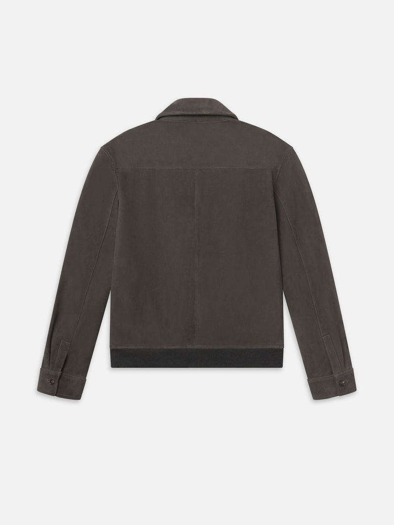 SUEDE BOMBER JACKET 082125