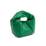 LEATHER PUFF HANDBAG