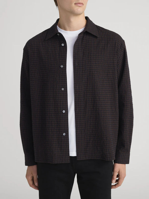 CHECKERED COTTON SHIRT 110325