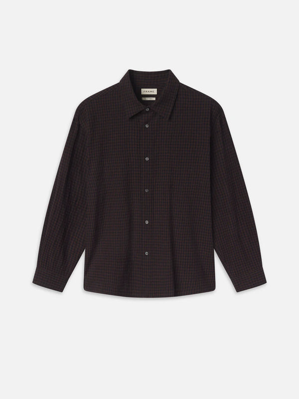 CHECKERED COTTON SHIRT 110325