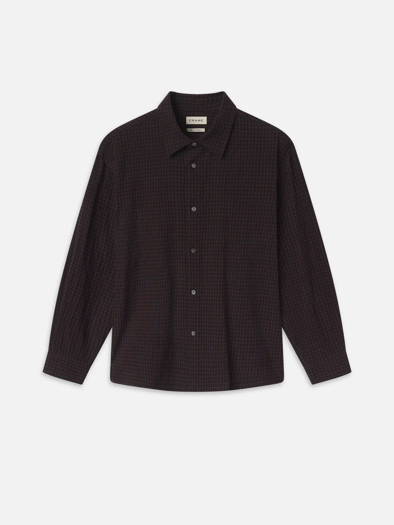 CHECKERED COTTON SHIRT 110325