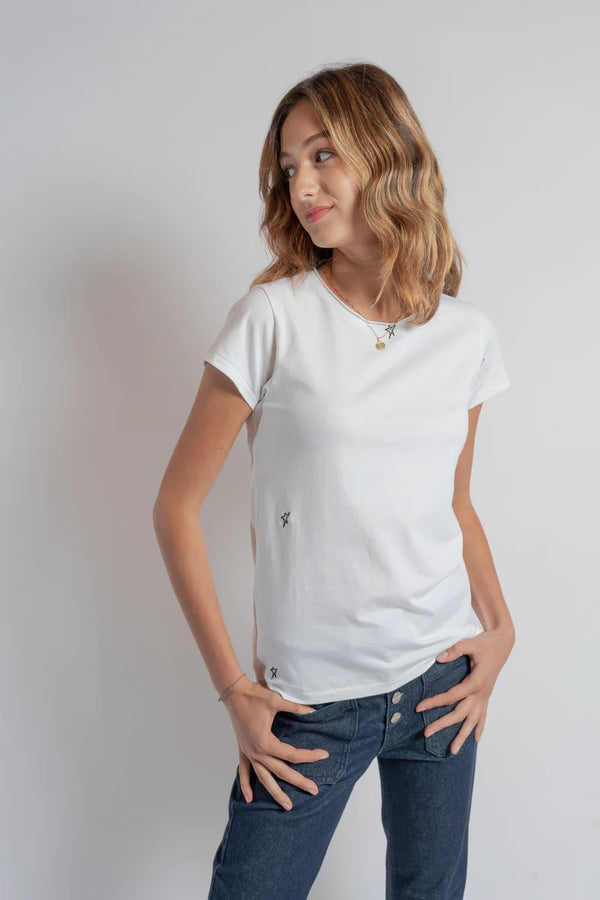 STAR EMBROIDERED T-SHIRT