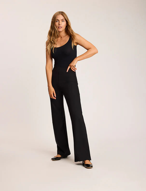 NEOPRENE WIDE LEG PANT 082825