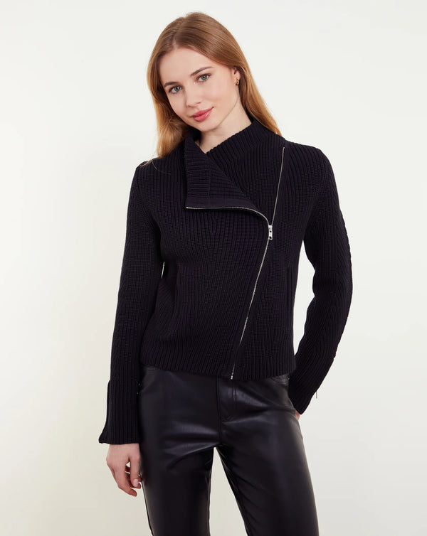 NAYA RIBBED BIKER JACKET 082025