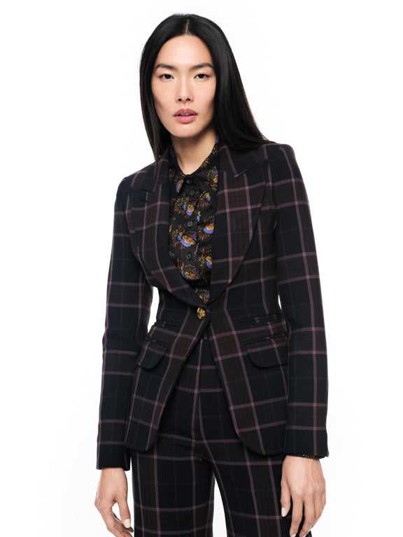 HUTTON PLAID BLAZER 072924