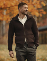 WAFFLE SWEATER JACKET 102825