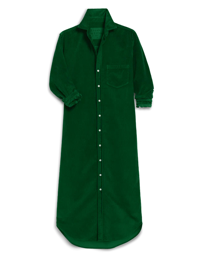 RORY MAXI CORD SHIRTDRESS 091625
