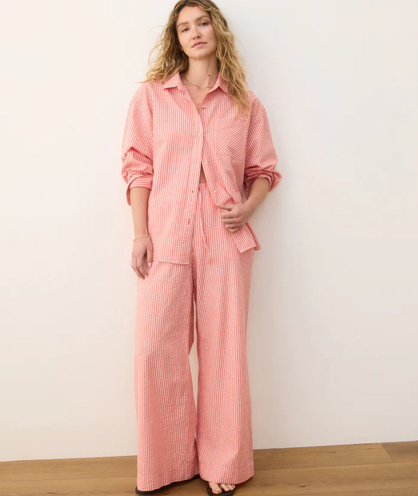 SEESUCKER WIDE LEG PANT 050525