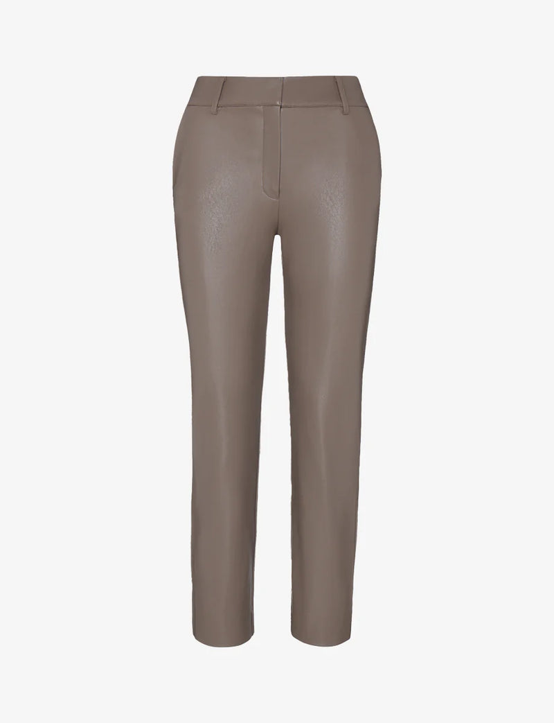 FAUX LEATHER 7/9 TROUSER