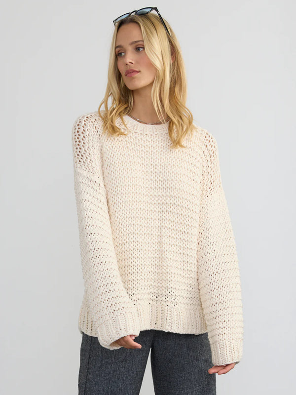 LUCIANA HAND KNIT PULLOVER 030325