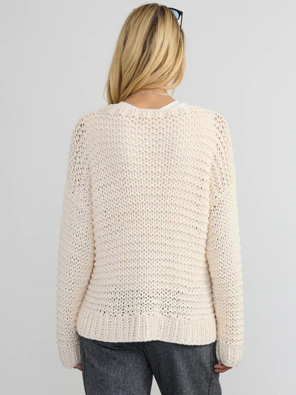 LUCIANA HAND KNIT PULLOVER 030325