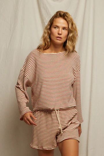 CAMI LS STRIPE TERRY 041825