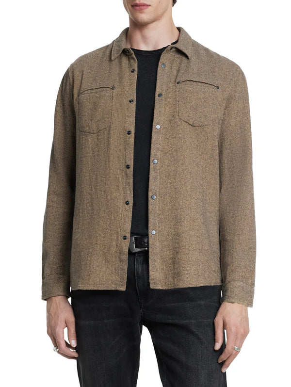 DARIO SHIRT IN BRUSHED TWILL 091324