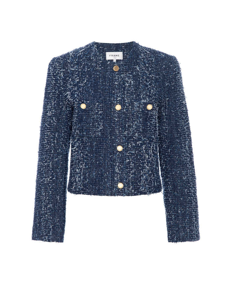 DENIM BOUCLE JACKET 082724