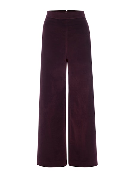 CROP VELVET WIDE LEG 091824