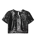 THE SEQUIN FLUTTER TOP 102225
