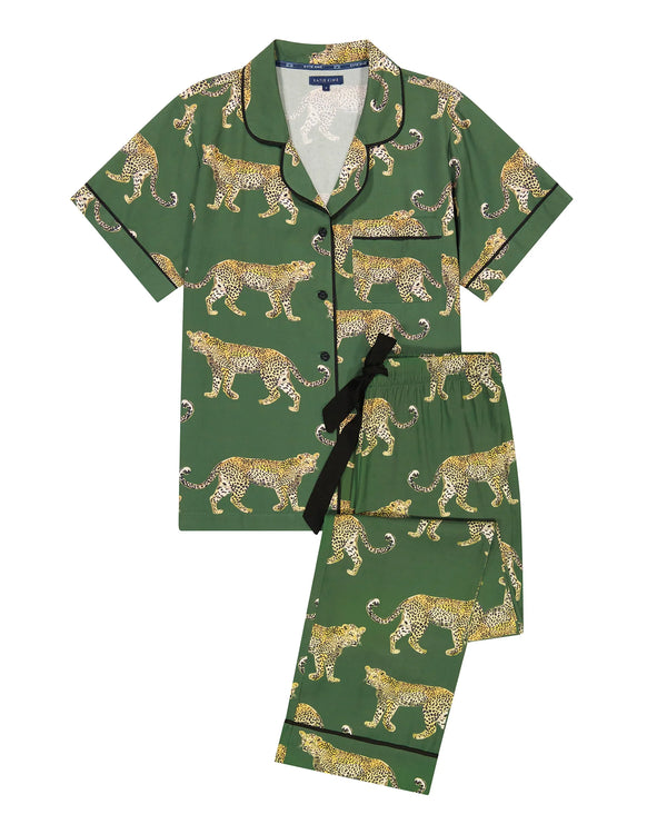 CHEETAHS PAJAMA PANTS SET 070325