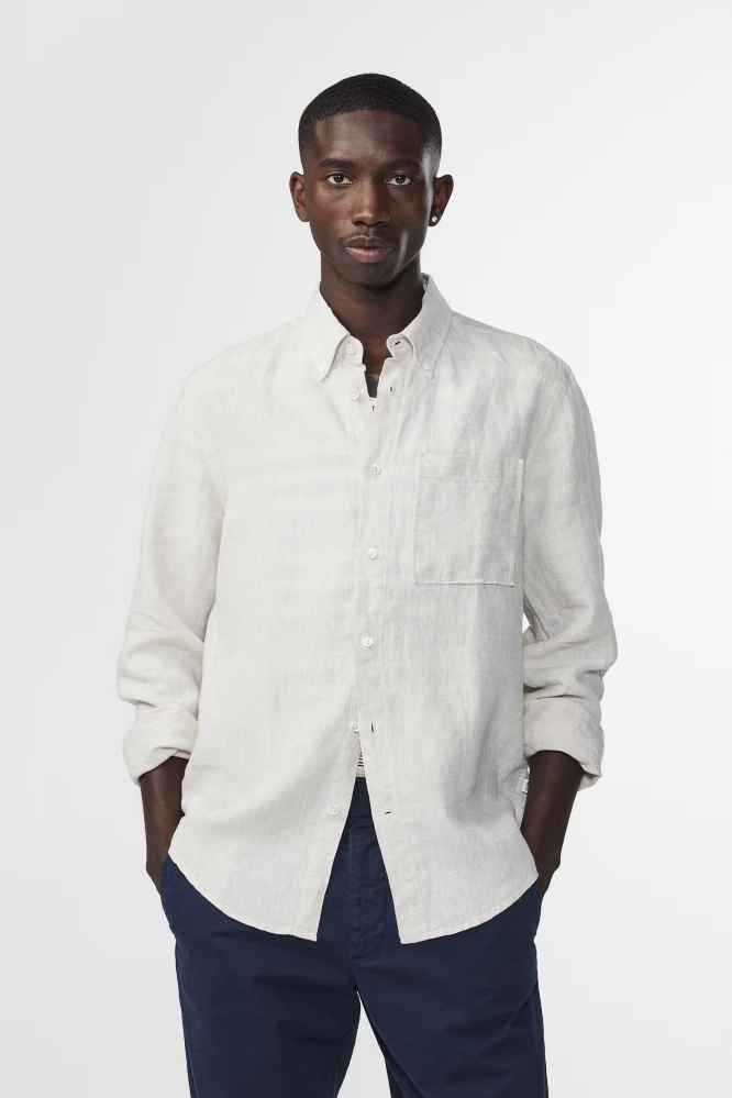 ARNE 5706 LINEN SHIRT 030824