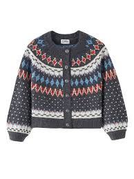 CALISTA FAIR ISLE CARDIGAN 110124