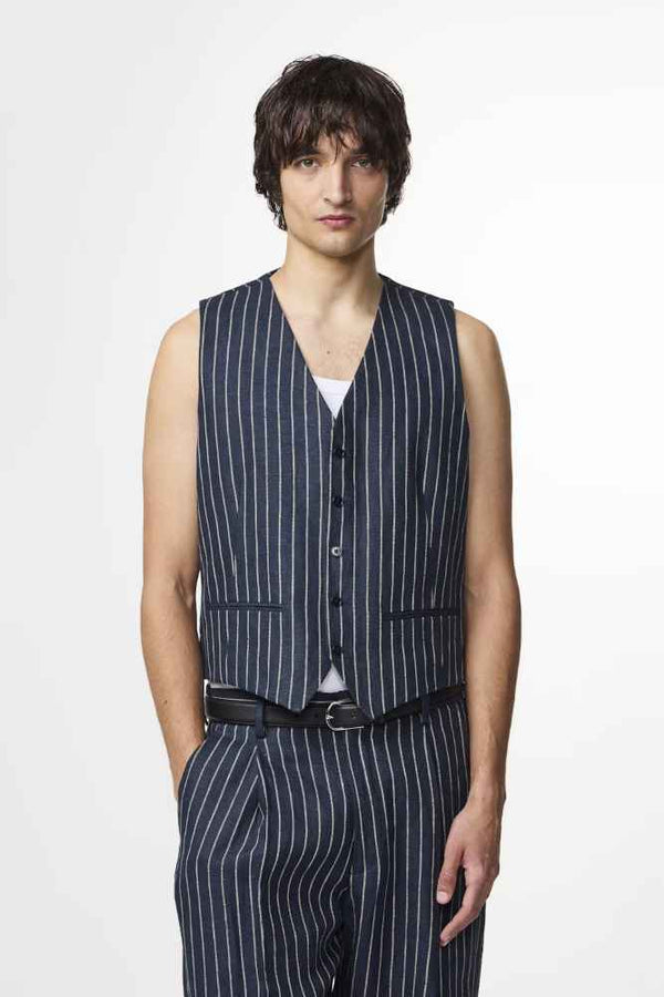 KARLO LINEN VEST 051525