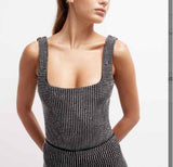 CRYSTAL MODERN TANK BODYSUIT 111323
