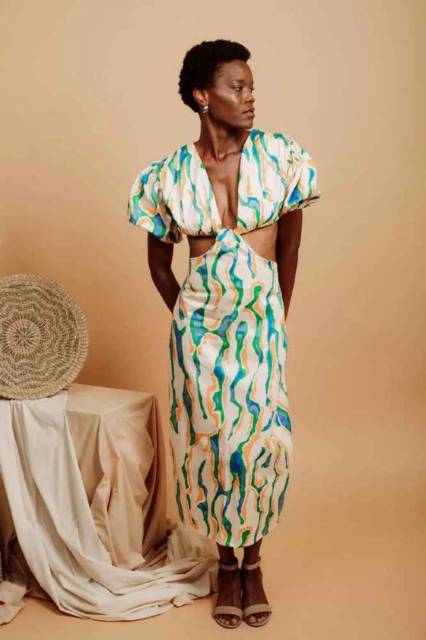 FRANCHESCA MIDI DRESS 071725