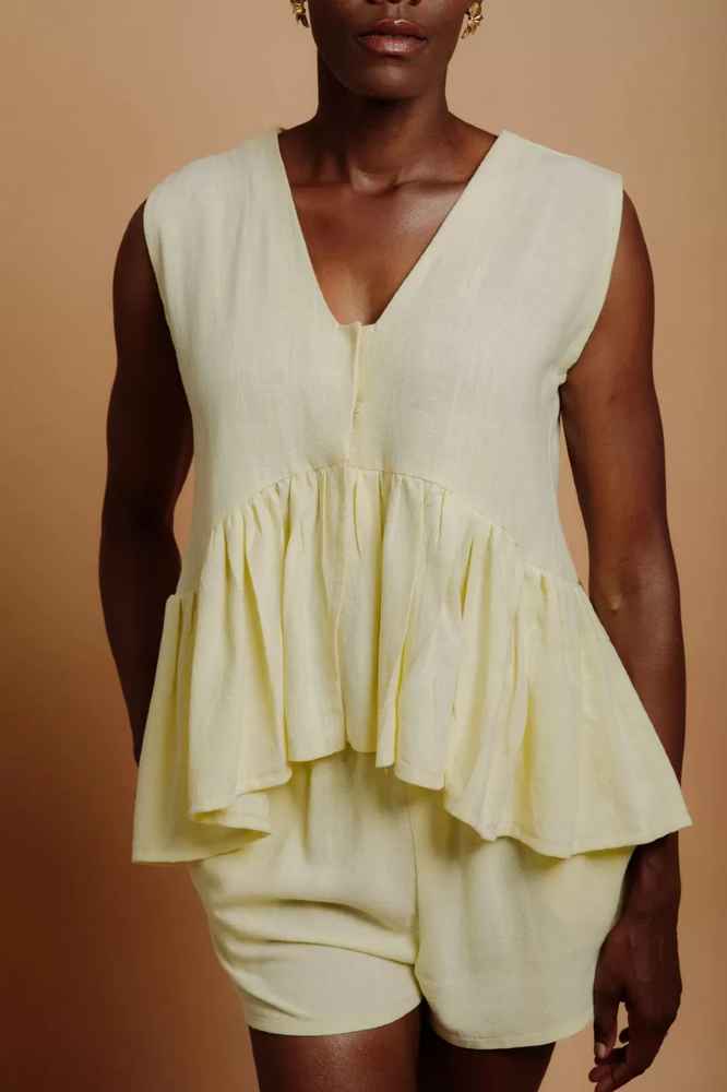 RENATA LINEN SHORT 071725